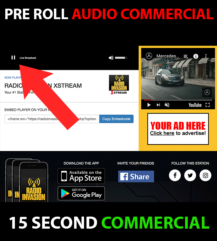 15 Second / Pre Roll Audio Commercial